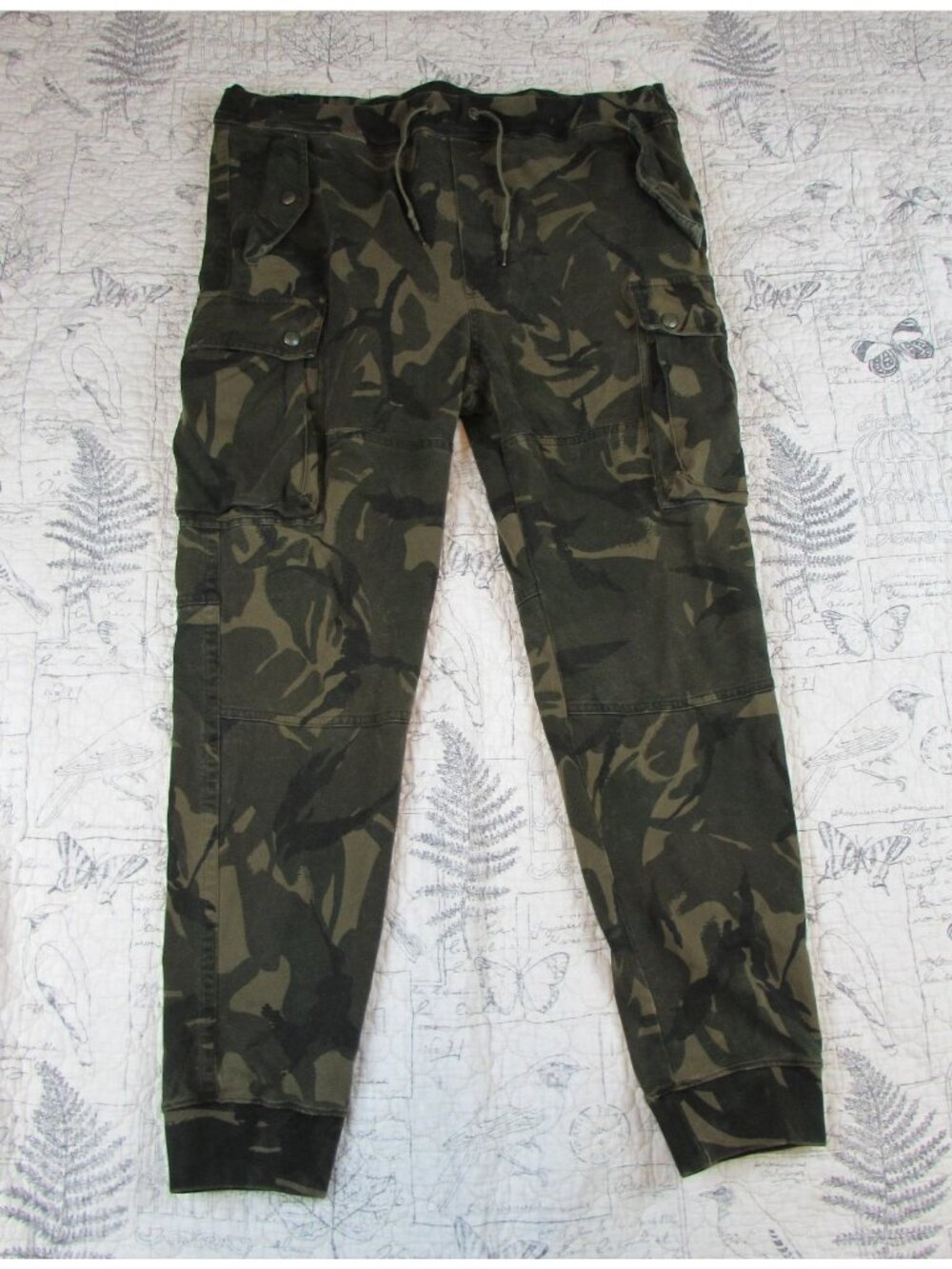 Polo Ralph Lauren Cargo Joggers Mens Surplus Fit Camouflage Green Military L